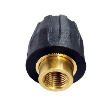 Imagem de Generic Bico de lavadora de pressão de conexão rápida, peças de lavadora de pressão multiuso, bicos de spray para limpeza de canos de esgoto ao ar livre