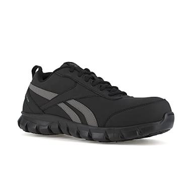 Imagem de Reebok Work Sublite Cushion Safety Toe Athletic Work Shoe Industrial, Black