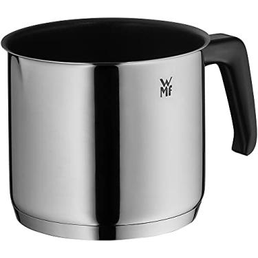 Imagem de WMF Vaso de leite Ø 14 cm aprox. l aro de despejo de aço inoxidável Cromargan escovado adequado para todos os fogões, incluindo indução, lavável na máquina de lavar louça