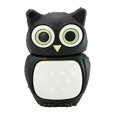 Imagem de Flash Drive USB modelo coruja 8GB USB 3.0 dispositivo de armazenamento USB Flash Disk USB Drive USB 3.0 Memory Stick USB Stick U Disk Pen Drive USB Flash Memory USB Disk Armazenamento de dados - Preto