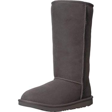 Imagem de Bota de puxar UGG Kids K Classic Tall II, Cinza, 4 Big Kid
