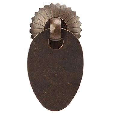 Imagem de Puxador de Gaveta de Armário de Latão Antigo, Estilo Chinês retrô, 10 Jogos/pacote, 2,3 X 3,5 Cm, para Caixas de Joias, Armários, Caixas Antigas