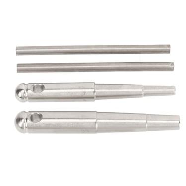 Imagem de Chave de Torneira Trompete, 2 Peças, Ferramenta de Manutenção de Metal Com Alça para Reparo de Trompa Francesa, Instrumento de Bronze