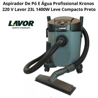 Imagem de Aspirador De Pó E Água Profissional Kronos 220 V Lavor 23L 1400W Leve 
