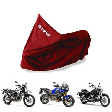 Imagem de Capa Protetora Impermeável Para Moto Yamaha - SPTS,  GG, Vermelho