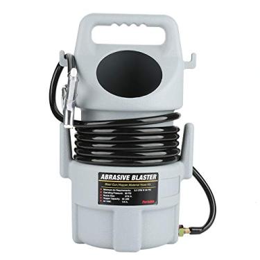 Imagem de Kit Pneumático Portátil para Jato de Areia, Mangueira de 15 Pés e Funil de 50 lb.