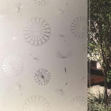 Imagem de Pelicula Eletrostatica 3D para Vidro Blindex Jateado Dente de Leao 200