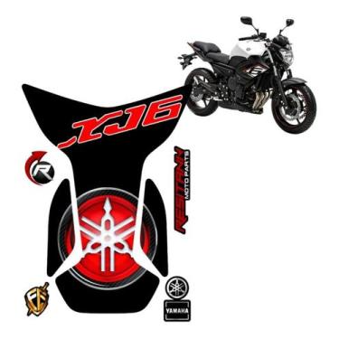 Imagem de Adesivo Tankpad Yamaha Xj6 Protetor De Tanque Resitank, NP067