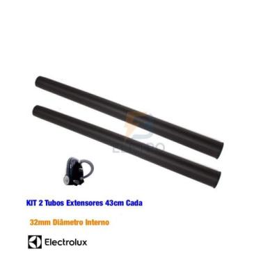 Imagem de 2 Tubos Extensores para Aspirador de Pó Electrolux Max Trio - Comercia