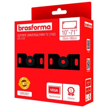 Imagem de Kit 15 Suportes para TV Universal até 40kg - BRU951 - BRASFORMA