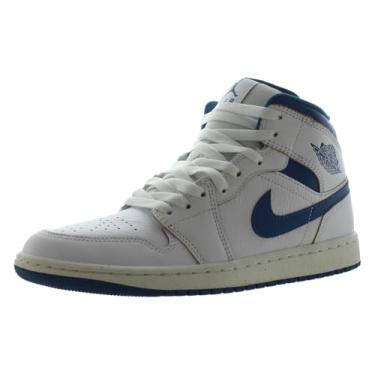 Imagem de Nike Tênis masculino Air Jordan 1, Vela azul industrial branca, 38