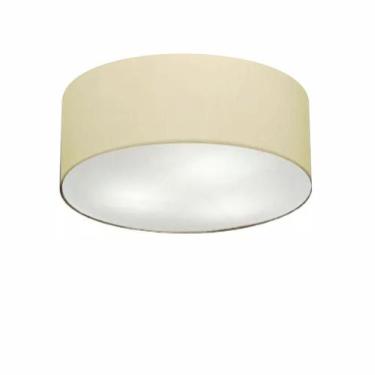 Imagem de Plafon Para Banheiro Cilíndrico SB-3046 Cúpula Cor Algodão Crú - Vivar