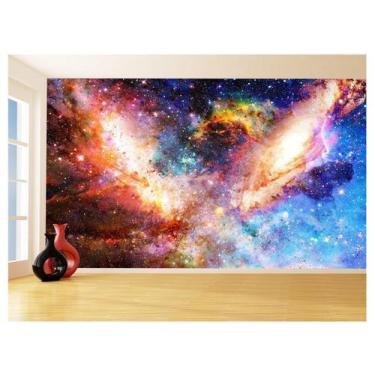 Imagem de Papel De Parede 3D Espaço Estrelas Galáxia 3,5M Nsp141 - Você Decora