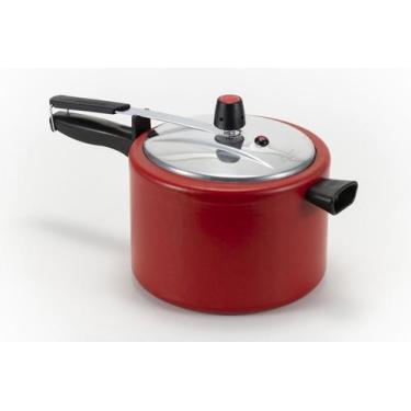 Imagem de Panela de Pressão 7 Litros - Alumínio Grosso e Antiaderente Interno e 