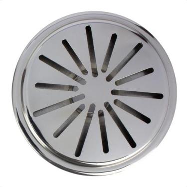 Imagem de Ralo de fundo Encaixe 50mm Inox Anti turbilhão para Piscina - Bright P