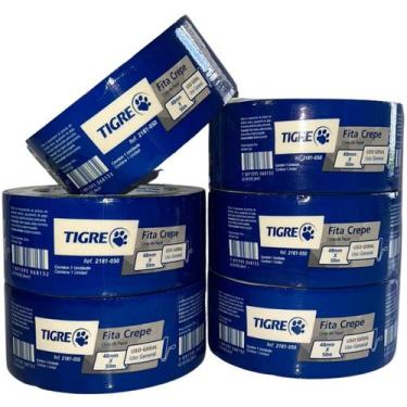Imagem de Fita Crepe 48mm X 50m com 6 un. Tigre