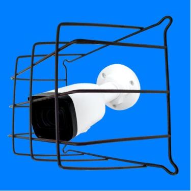Imagem de Gaiola (grade Protetora) Para Câmera De Monitoramento - Preta - TECHNO