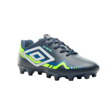 Imagem de Chuteira Campo Umbro Prisma+, Marinho, Branco, 40