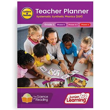 Imagem de Junior Learning Teacher Planner Grade 1, The Science of Reading Teaching Resource Book for Letters and Sounds, Decodable Readers, Includes Lesson Plans, for Classroom or Home School use