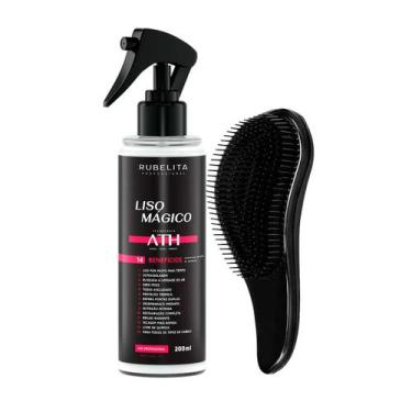 Imagem de Liso Mágico Protetor Térmico Rubelita 14 em 1 +Escova Mágica
