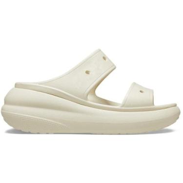 Imagem de Sandália crocs classic crush platform sandal bone, Bone, 37