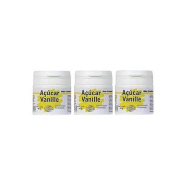 Imagem de Kit Açúcar Vanille 40g Com 3 Unidades Arcolor