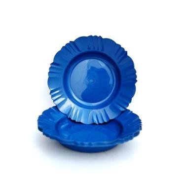 Imagem de Kit Com 10 Prato Fundo Redondo De Plástico Para Refeições - FORTINJET,