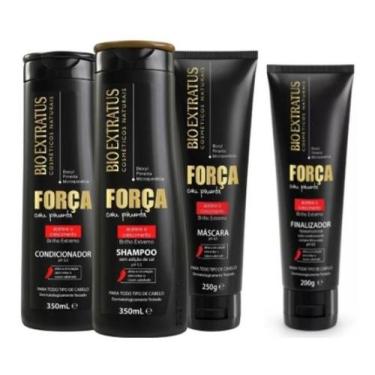 Imagem de Kit 4 Produtos Força Com Pimenta Bio Extratus - Geral