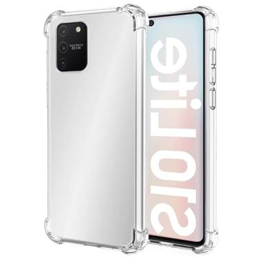 Imagem de Yerebel Capa fofa para Galaxy S10 Lite/Galaxy A91/Galaxy M80S SM-G770F, capa de silicone de borracha macia TPU transparente e flexível para Samsung Galaxy S10 Lite transparente