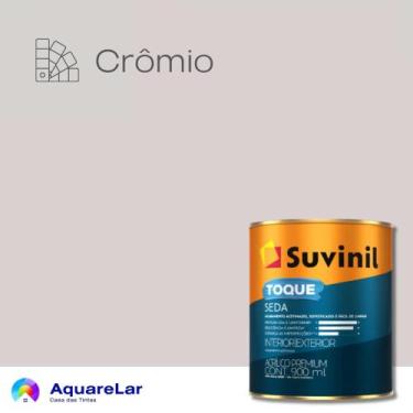 Imagem de Toque Seda Suvinil Acetinado 3,2L, CRÔMIO, 3,2L