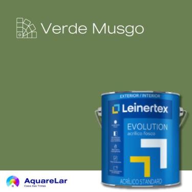 Imagem de EVolution Acrílico Leinertex Fosco 3,6L, VERDE MUSGO, 3,6L