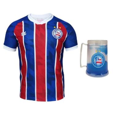 Imagem de Kit Bahia Oficial - Camisa Uniforme 2 Torcedor 2024 + Caneca - Masculino-Masculino