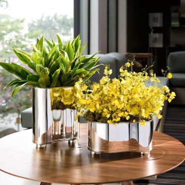 Imagem de Centro de Mesa Botanique Pequeno Prata - St James