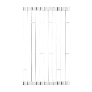 Imagem de Ioensy Escorredor de pratos de silicone para secar pratos, escorredor de pratos multifuncional para economizar espaço, escorredor de pratos para pia, para, L