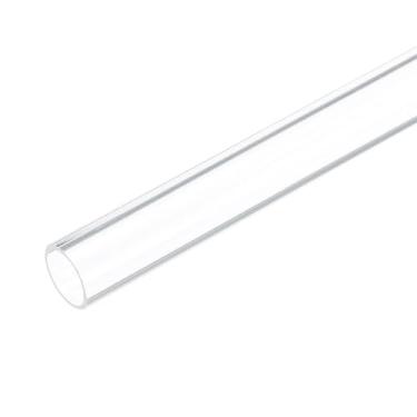 Imagem de Rebower Tubo rígido de plástico transparente de 45,7 cm 10 mm x 12 mm (3/20.3 cm x 1/5.1 cm) Tubo de policarbonato redondo, [para encanamento, hidráulica, pneumática, aquário, bricolage]