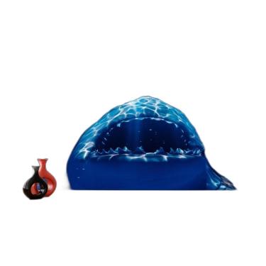 Imagem de Papel De Parede 3D Fundo Do Mar Tubarão Branco 3,5M Fm116