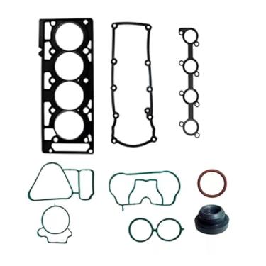 Imagem de Junta Superior Motor sem Retentor Jogo Cabeçote Fibra 79378, Preto/Prata, Sabo