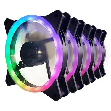 Imagem de Kit Cooler FAN EVUS FK-12P RGB