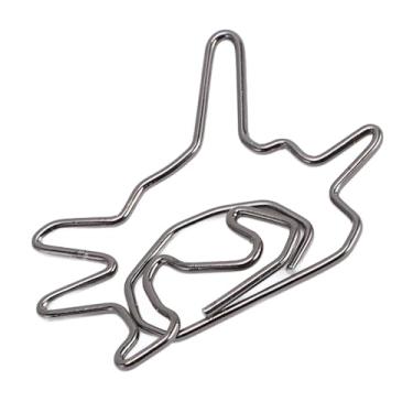 Imagem de 100 Clipes de Papel Dos Pces, Grampos de Papel Material do Ferro Marcadores Decorativos Clipe do Planejador Com Organizar Papéis Marcar Livros para Pranchetas Dos Cadernos