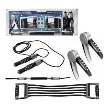 Imagem de Kit Fitness Tonificador Aparelho Muscular 5 Peças - Mor