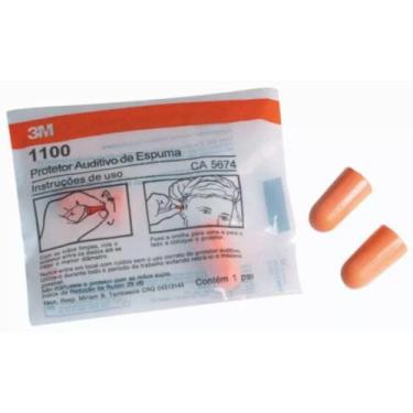 Imagem de Kit 20 Pares Protetor Ouvidos Abafador Auricular De Espuma 3m Modelo 1