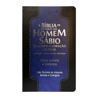 Imagem de A Bíblia de Estudo do Homem Sábio Segundo o Coração de Deus Harpa Aviv