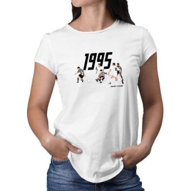 Imagem de Camiseta Feminina Artilheiro Maravilha Fogão Brasileirão 1995 - NovoMa