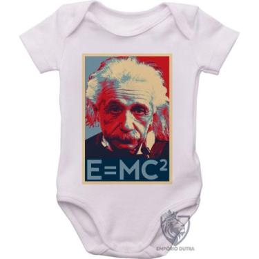 Imagem de body nenê criança roupa bebê Albert Einstein fórmula - Empório Dutra, 
