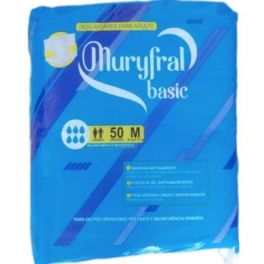 Imagem de Fralda Geriátrica Muryfral Basic - M c/50 Unidades - Confort Basic
