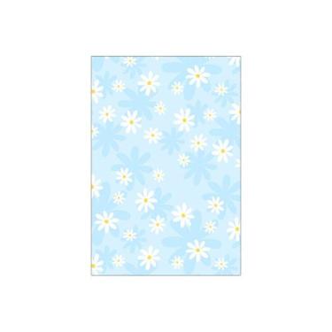 Imagem de Painel De Festa Vertical 1,50 x 2,20 - Margarida e Poás Azul Suave 072