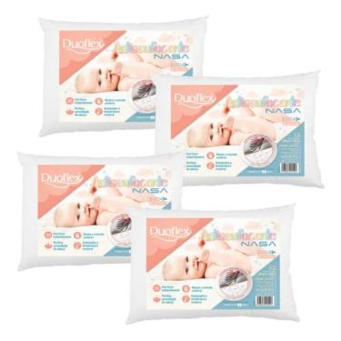 Imagem de Kit com 4 Travesseiros de Bebe - Duoflex