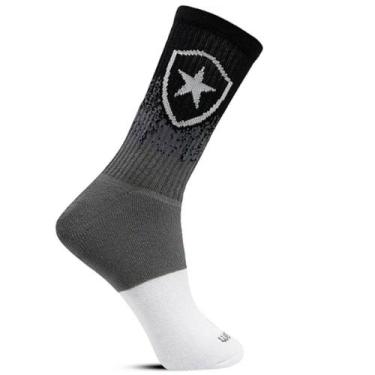 Imagem de Meia Rikam Esportiva Botafogo Masculina Algodão Cano Médio 65500, 6550
