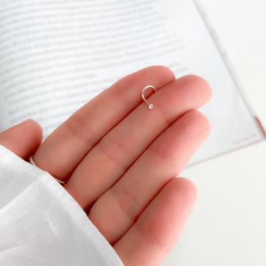 Imagem de Piercing Prata 925 Ponto de Luz Zircônia para Furo no Nariz - Gioh Joi