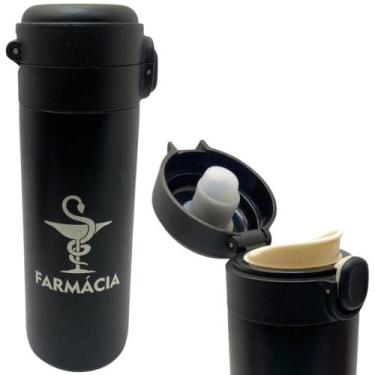 Imagem de Garrafa Profissão Farmácia Farmacêutica Farmacêutico Térmica 6Horas Qu